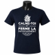 T-shirt "Calme-toi et ferme la physiquement !"