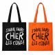 Sac shopping "J'aime faire chier les cons !"
