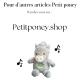 Petit Poney Peluche