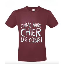 teeshirt j'aime faire chier les cons