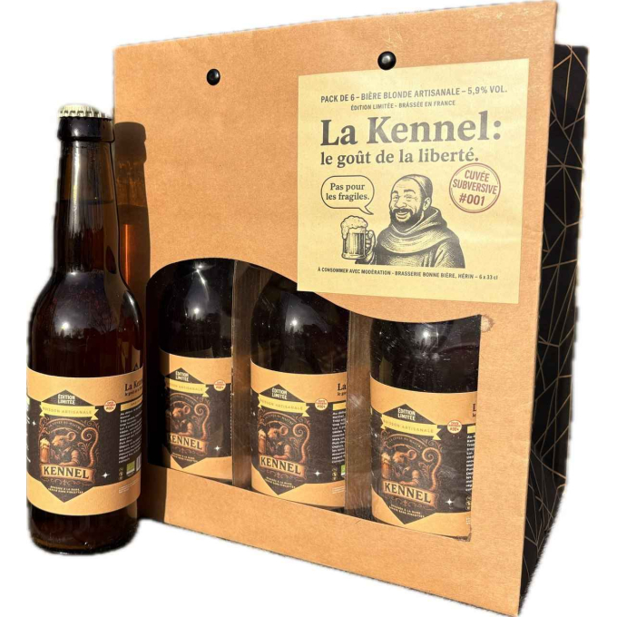 Pack Kennel – 6 bières blondes artisanales (33cl)