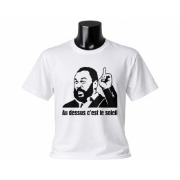 Tee shirt "Au dessu c'est l'soleil"