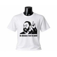 Tee shirt "Au dessu c'est l'soleil"