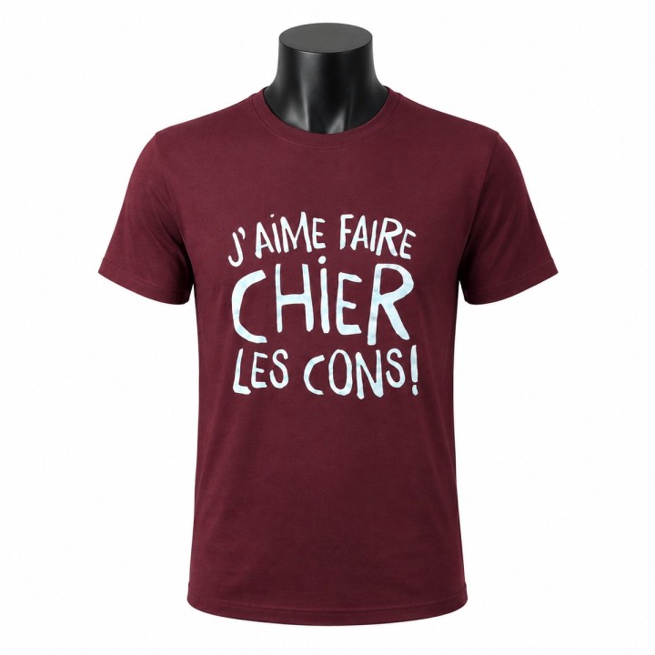 teeshirt j'aime faire chier les cons