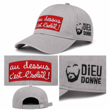 Casquette au dessus cest l'soleil !